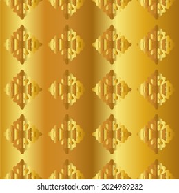 Geometric vector pattern with yellow and white gradient. gold ornament for wallpapers and backgrounds.