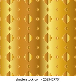 Geometric vector pattern with yellow and white gradient. gold ornament for wallpapers and backgrounds.
