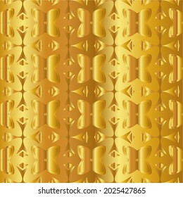 Geometric vector pattern with yellow and white gradient. gold ornament for wallpapers and backgrounds.