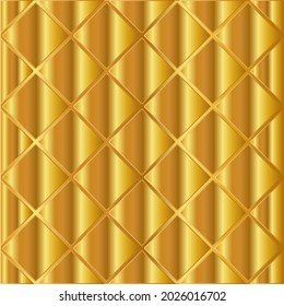 Geometric vector pattern with yellow and white gradient. gold ornament for wallpapers and backgrounds.