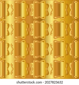 Geometric vector pattern with yellow and white gradient. gold ornament for wallpapers and backgrounds.