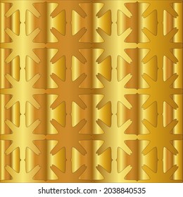 Geometric vector pattern with yellow and white gradient. gold ornament for wallpapers and backgrounds.