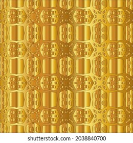 Geometric vector pattern with yellow and white gradient. gold ornament for wallpapers and backgrounds.