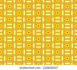 Geometric Vector Plaid Illustration Seamless Pattern, Horizontal and Vertical, Suitable for Print on surface designed for womanswear skirt, Doodle art Square Hypnotic Optic illusional art