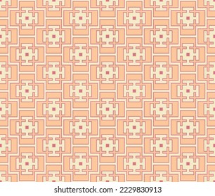 Geometric Vector Plaid Illustration Seamless Pattern, Horizontal and Vertical, Suitable for Print on surface designed for womanswear skirt, Doodle art Square Hypnotic Optic illusional art