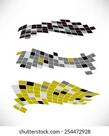 Geometric vector polygonal futuristic abstract background.