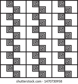 Geometric vector. Seamless abstract background.