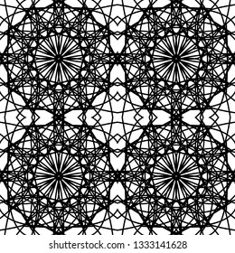 Geometric vector seamless pattern