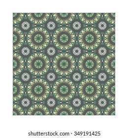 Geometric vector seamless pattern.