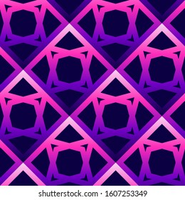Geometric vector seamless pattern. Abstract grid wallpaper for textiles, posters, cards, wrapping paper.