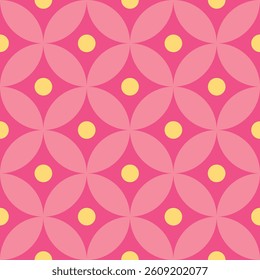 Geometric Vector Seamless Pattern Digital Paper, Abstract Colorful Background for Graphic Design, Scrapbooking, Textile, and Printing Projects