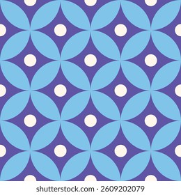 Geometric Vector Seamless Pattern Digital Paper, Abstract Colorful Background for Graphic Design, Scrapbooking, Textile, and Printing Projects