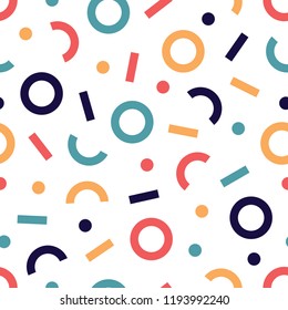 Geometric vector seamless pattern. Vector illustration