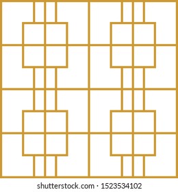 geometric Vector seamless pattern. Modern stylish texture