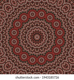 Geometric vector seamless pattern. Oriental endless symmetrical motif. Ceramic portuguese ornament. Damask seamless background design. Artwork graphic pattern.