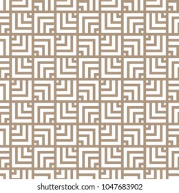 Geometric Vector Seamless pattern. Stylish abstract art deco texture.