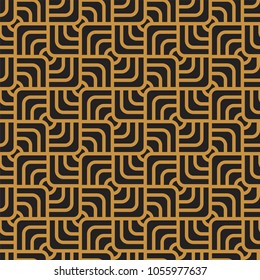 Geometric Vector Seamless pattern. Stylish abstract art deco texture.