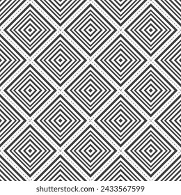 Geometric Vector seamless pattern, tile pattern