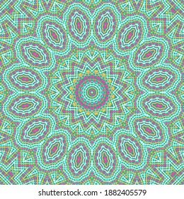 Geometric vector seamless pattern. Vintage endless symmetrical motif. Ceramic azulejo ornament. Geometric texture seamless background design. Decor continuous pattern.