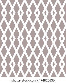 Geometric vector seamless pattern with white rhombuses.