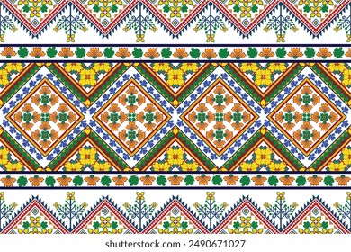 Geometric vector seamless pattern.ornament. Ethnic South Western decor style. Boho geometric ornament.blanket, rug. Woven carpet illustration