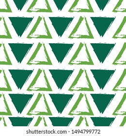 Geometric vector seamless repeated pattern.