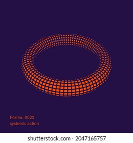 Geometric Vector Shape. Figure isolated on background for Web Advertisement Commercial Banner Design Poster Leaflet Billboard Sale.