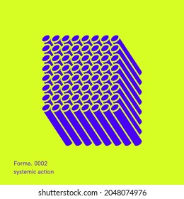 Geometric Vector Shape. Figure isolated on background for Web Advertisement Commercial Banner Design Poster Leaflet Billboard Sale.