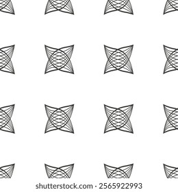 Geometric Vector Shapes Repeat Pattern Design.