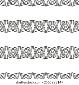 Geometric Vector Shapes Repeat Pattern Design.