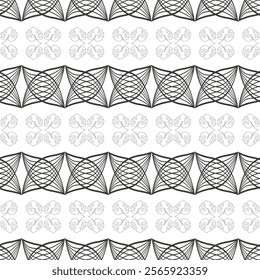 Geometric Vector Shapes Repeat Pattern Design.