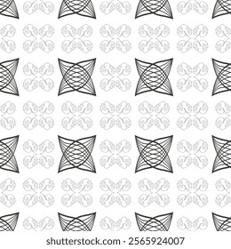 Geometric Vector Shapes Repeat Pattern Design.