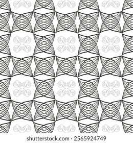 Geometric Vector Shapes Repeat Pattern Design.