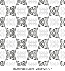 Geometric Vector Shapes Repeat Pattern Design.