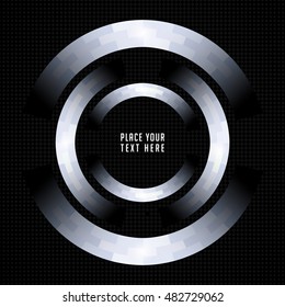 Geometric vector  template with round shapes. Vector and illustration. Texture and backgrounds.