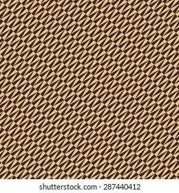 Geometric vector texture with brown and golden triangles. Seamless abstract background for wallpapers.