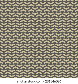Geometric vector texture with golden elements. Seamless abstract background for wallpapers