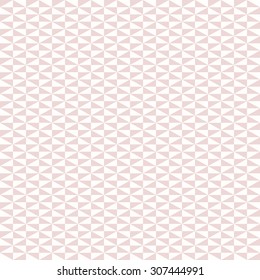Geometric vector texture with pink triangles. Seamless abstract background