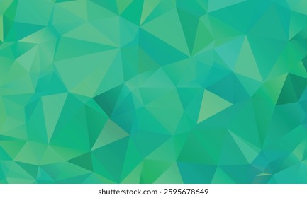Geometric vector turquoise color background