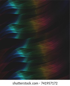 Geometric vector  wave,gradient line