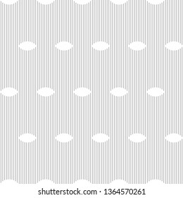 Geometric of vertical lines vector pattern. Design cuts stripe  black on white background. Design print for illustration, element, textile, wallpaper, background. Set 1