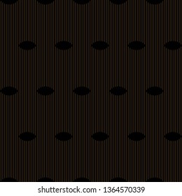 Geometric of vertical lines vector pattern. Design stripe gold on black background. Design print for illustration, element, textile, wallpaper, background. 