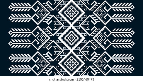 geometric vertical seamless pattern white abstract ethnic design Indigenous EP.15.Design for background, carpet, wallpaper, clothing, wrapping, Batik, fabric, Vector