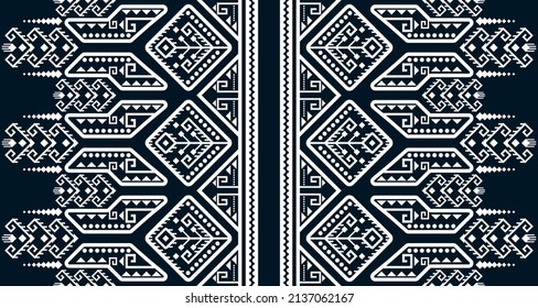 geometric vertical seamless pattern white abstract ethnic design Indigenous EP.69.Design for background, carpet, wallpaper, clothing, wrapping, Batik, fabric, Vector