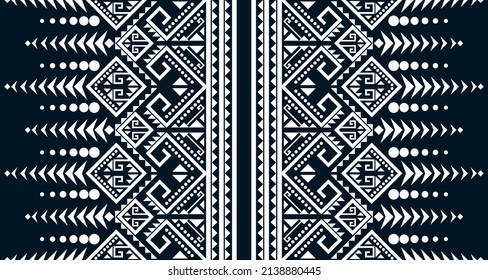 geometric vertical seamless pattern white abstract ethnic design Indigenous EP.74.Design for background, carpet, wallpaper, clothing, wrapping, Batik, fabric, Vector