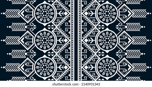 geometric vertical seamless pattern white abstract ethnic design Indigenous EP.80.Design for background, carpet, wallpaper, clothing, wrapping, Batik, fabric, Vector