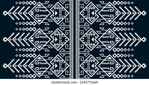 geometric vertical seamless pattern white abstract ethnic design Indigenous EP.89.Design for background, carpet, wallpaper, clothing, wrapping, Batik, fabric, Vector