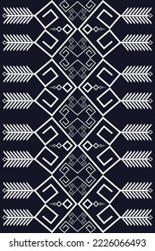geometric vertical seamless pattern white abstract ethnic design Indigenous EP.15.Design for background, carpet, wallpaper, clothing, wrapping, Batik, fabric, Vector