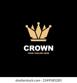 Geometric Vintage Creative Crown abstract Logo design vector template. Suitable for your design need, logo, illustration, animation, etc.