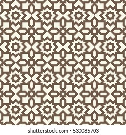 Geometric vintage ornament Vector Pattern